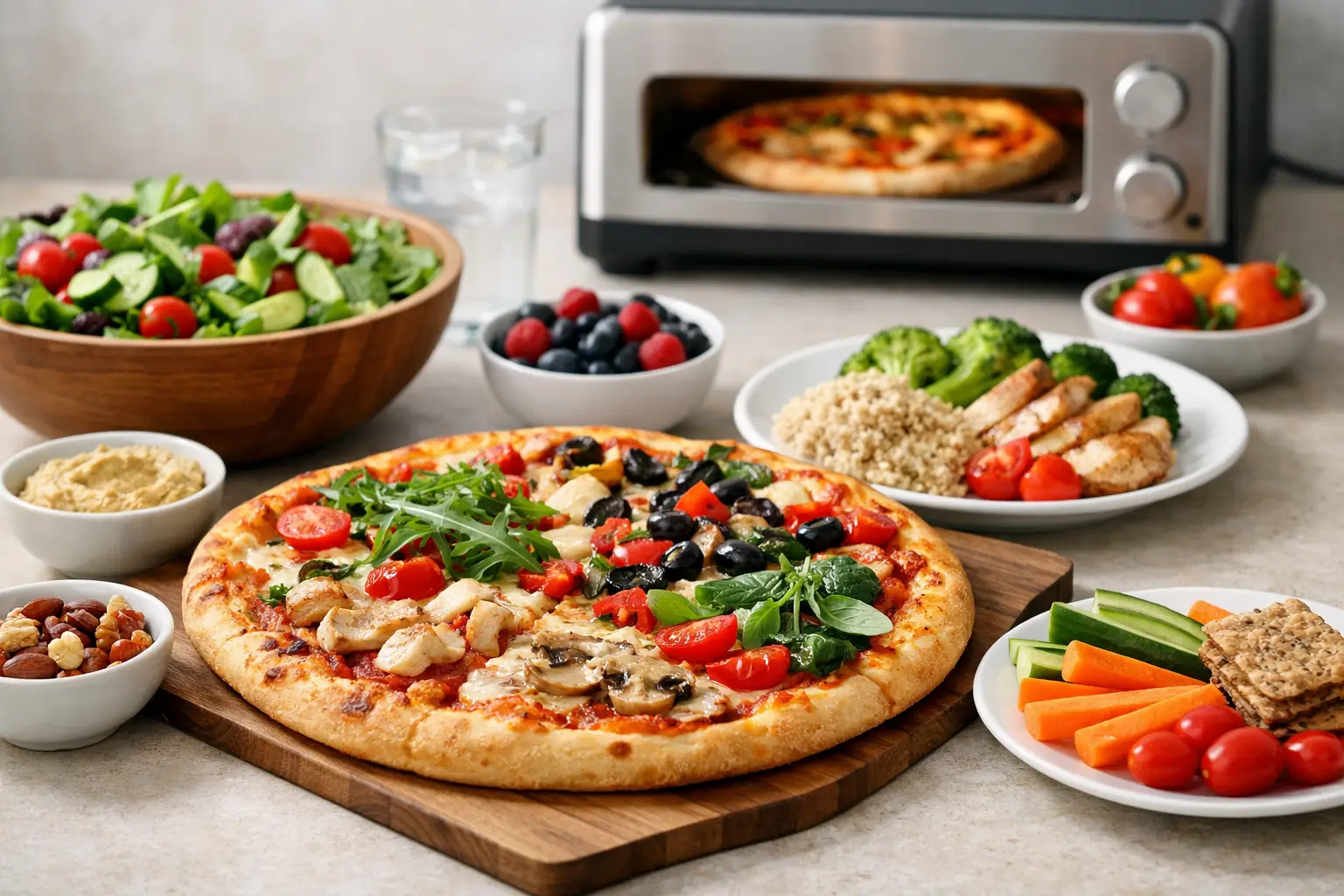Comment composer un repas pizza équilibré