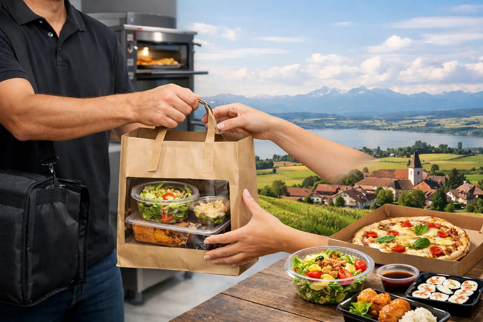 Guide de la livraison de repas dans la Broye