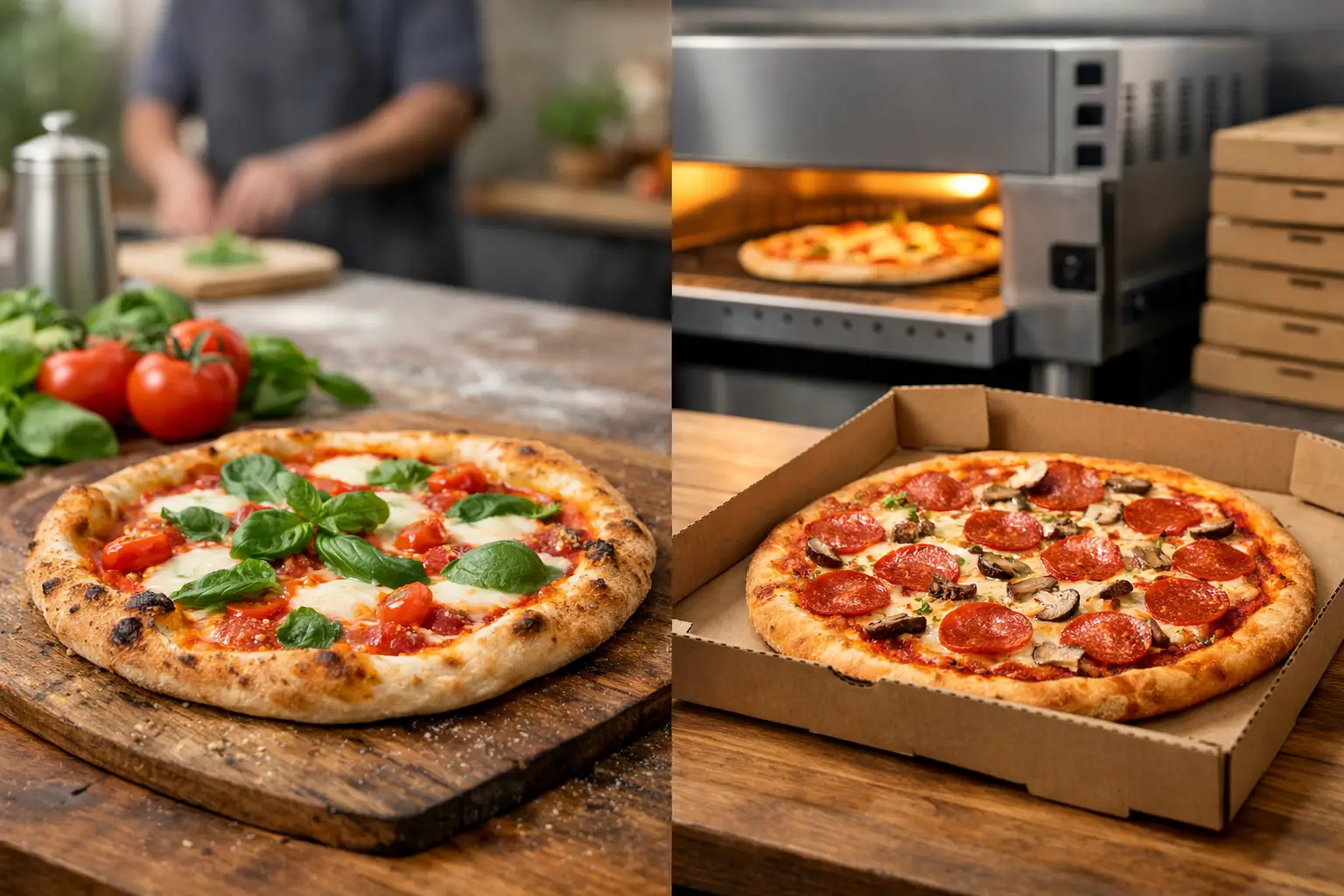 Pizza locale ou chaîne : que choisir ce soir ?