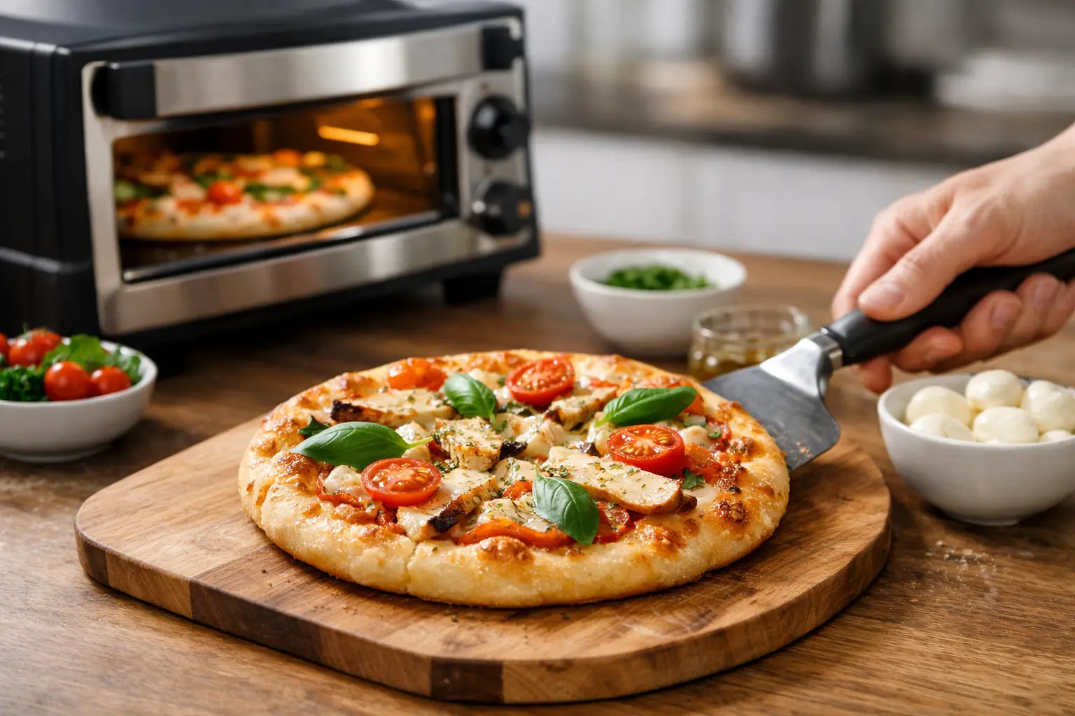 Pizza midi rapide, sans sacrifier le goût
