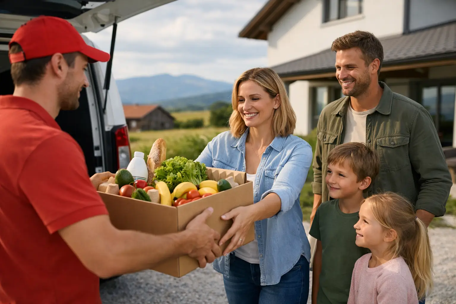 Cas client : livraison pour famille en Broye