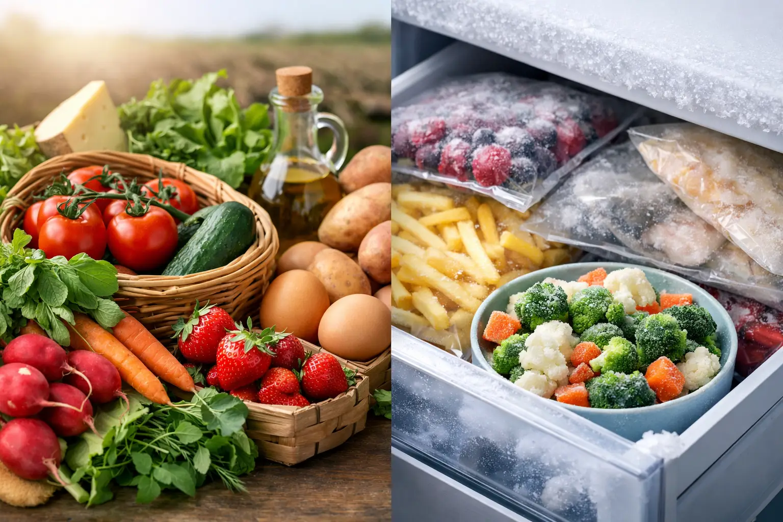 Produits locaux ou surgelés : que choisir ?