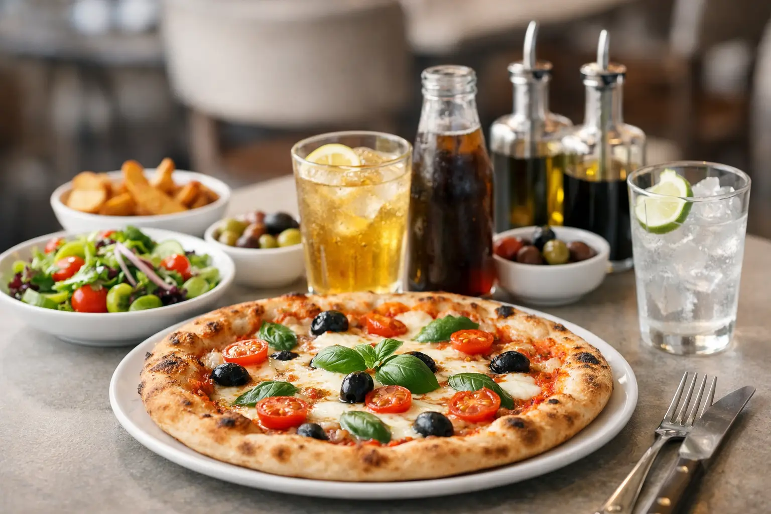 Avis formule pizza et boisson locale chez Nostra